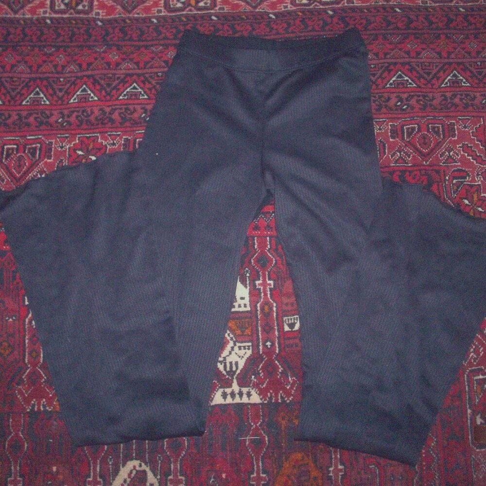 Juniors Ribbed Flare Lettuce Hem Stretch Lounge Yoga Pants no Tags, Size XS Nice